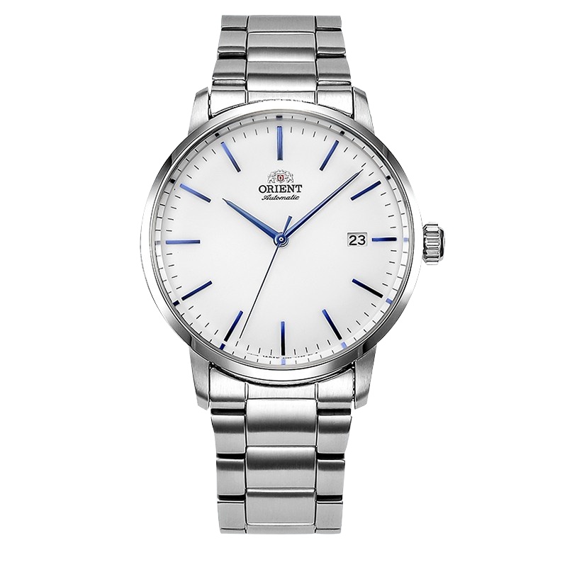 东方双狮(ORIENT)手表日本原装进口时尚系列风尚系全自动机械简约防水机械表男士腕表RA-AC0E02S10D