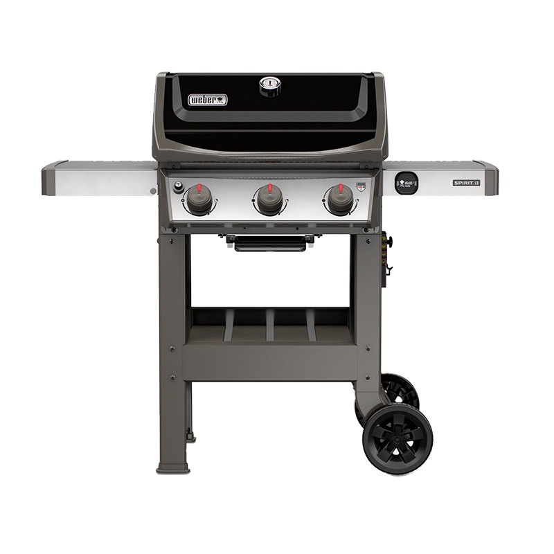 威焙(weber) 户外烧烤炉庭院式燃气焖烤炉 New Spirit2 E310 三灶黑色