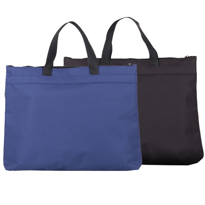 得力(deli) 5845/A4多功能文件袋/拉链袋资料袋商务公文包文件包(2个装)