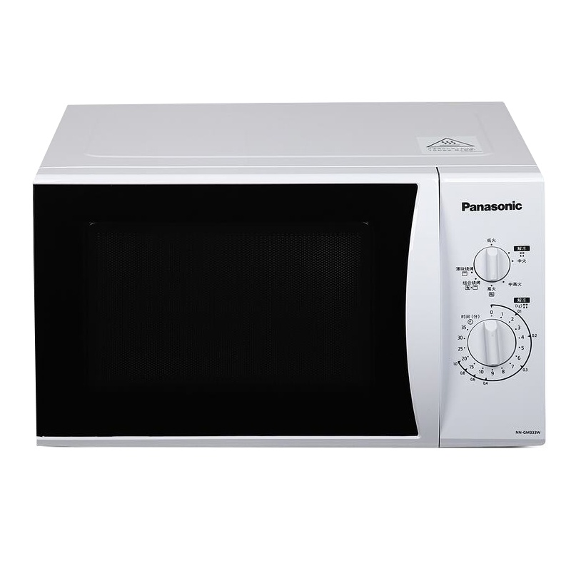 松下(panasonic) 微波炉 NN-GM333W 23L/升 组合烧烤 旋钮控制 三重门封保障 内胆易清洗