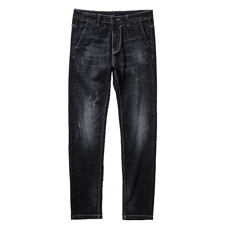 雅鹿男装时尚弹力牛仔裤男简约大牌舒适牛仔裤休闲男式牛仔裤3169