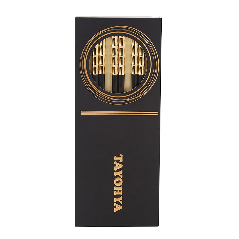 多样屋(TAYOHYA) 金榜题名合金筷6入礼盒TA21-0004BP