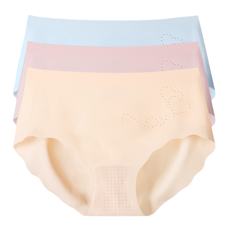 猫人女士薄款透气纯棉裆无痕少女性感中腰女士内裤