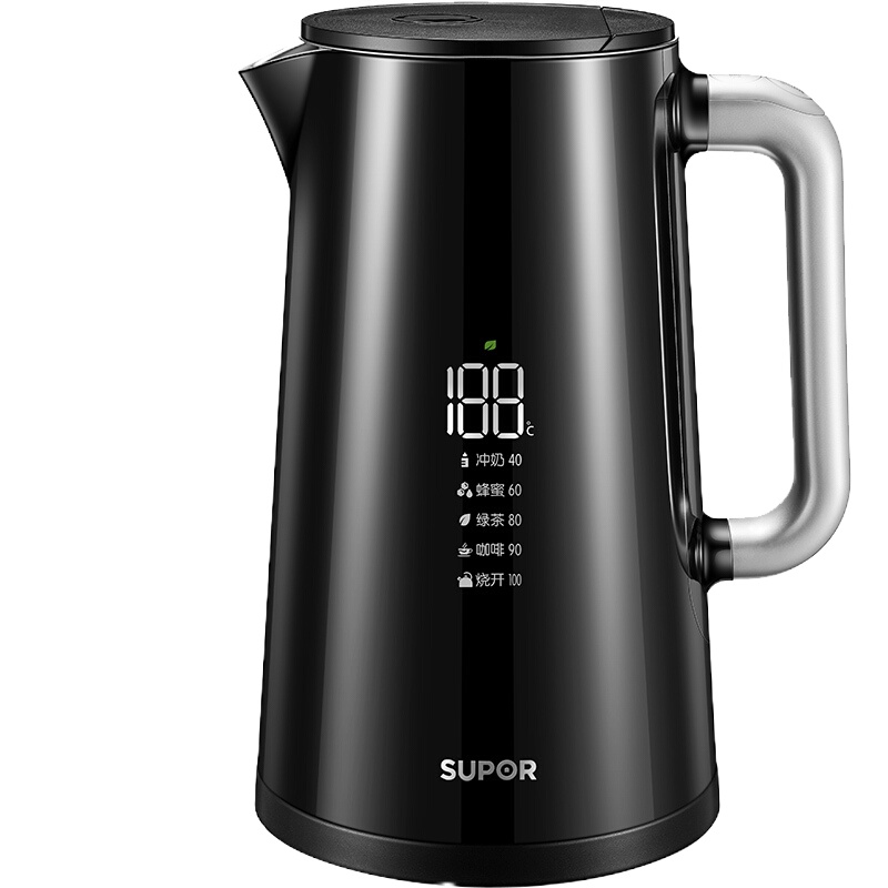 苏泊尔(SUPOR) SW-17S62A 电子调温系列电水壶 保温防烫304不锈钢