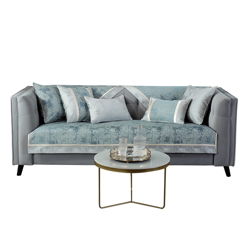 英仑风情 新款简约四季沙发垫套装防滑沙发坐垫子123组合夏季雪尼尔沙发垫布艺沙发套罩巾全包支持定制贵妃坐垫飘窗垫子