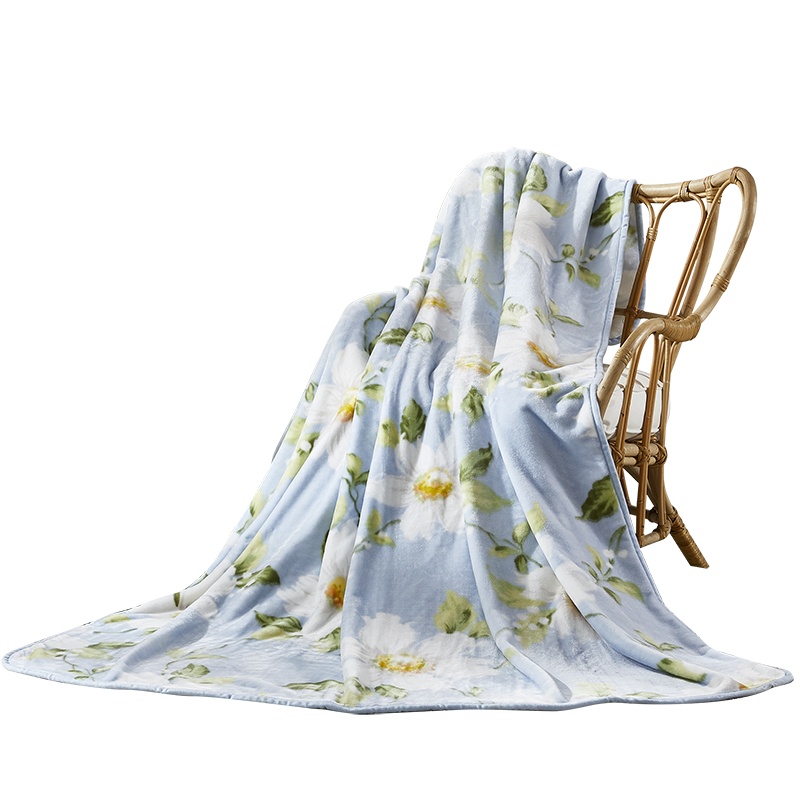 罗莱 .盛世花开法兰绒毯