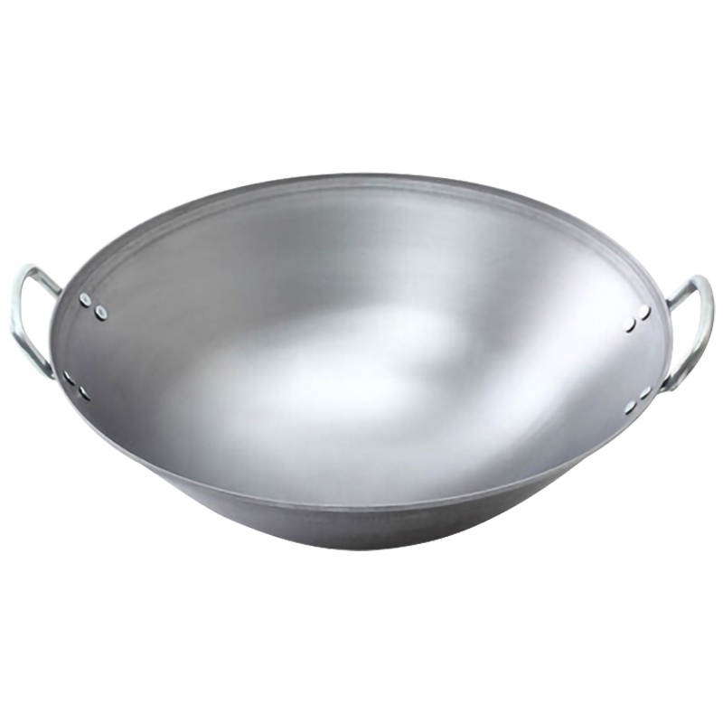 瓦图 厨房用品 炒锅 直径50cm 双耳可抛炒菜锅 铁锅