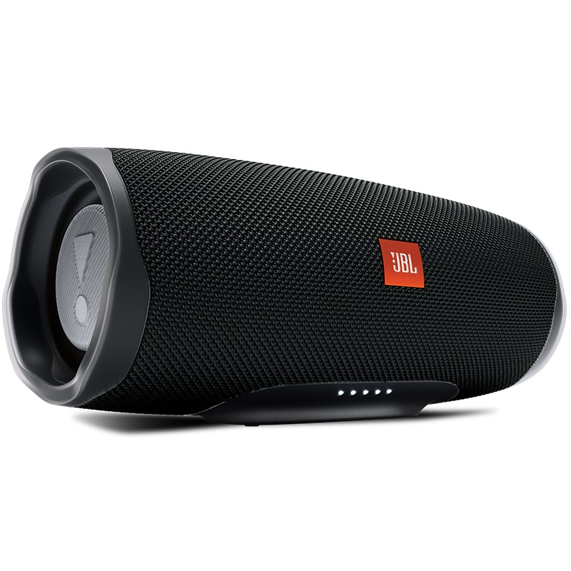 JBL CHARGE4 音乐冲击波四代 便携式蓝牙音箱+低音炮 户外迷你音箱 桌面音响 增强版赛道扬声器 黑色