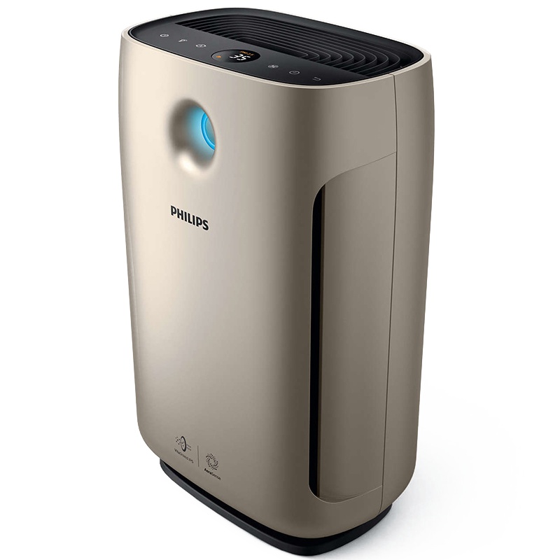 飞利浦(PHILIPS) 空气净化器 家用除雾霾PM2.5 新品抗霾过敏原 香槟金 AC2888 适用面积24-41平米