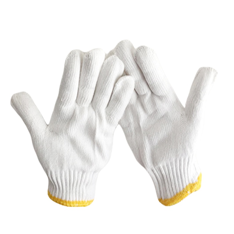 SAFEHAND佳的 C01BN-1 7针本白涤棉纱线手套,500g/12双