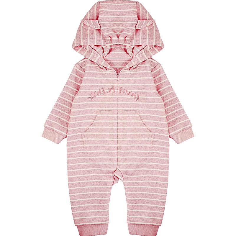 中性婴幼儿外出连体衣