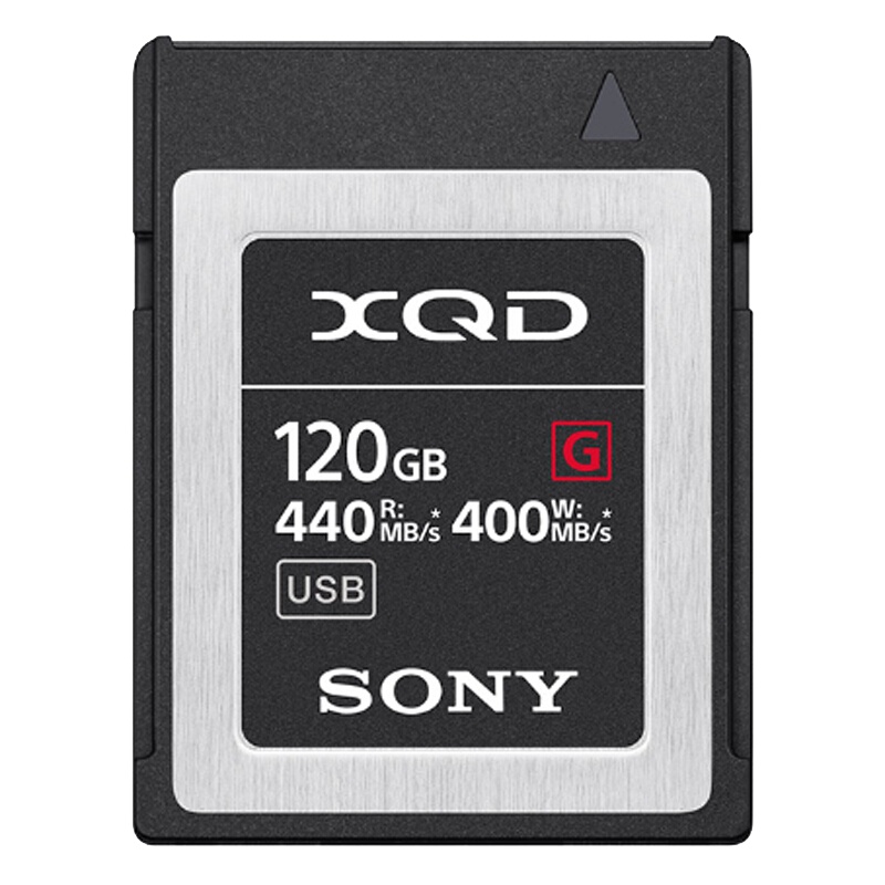 索尼(SONY) QD-G120F XQD 120G 存储卡 速度440MB/S 适用于微单相机/摄像机
