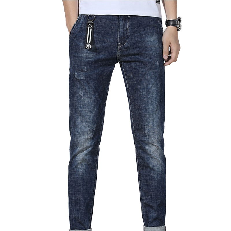 雅鹿男装牛仔裤男春季商务休闲舒适男士牛仔裤S12FCKC03212