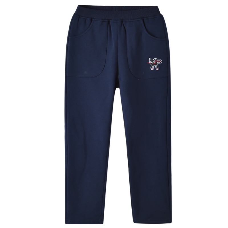 铅笔俱乐部童装2019冬季新款女童中腰加绒保暖长裤中大童棉裤