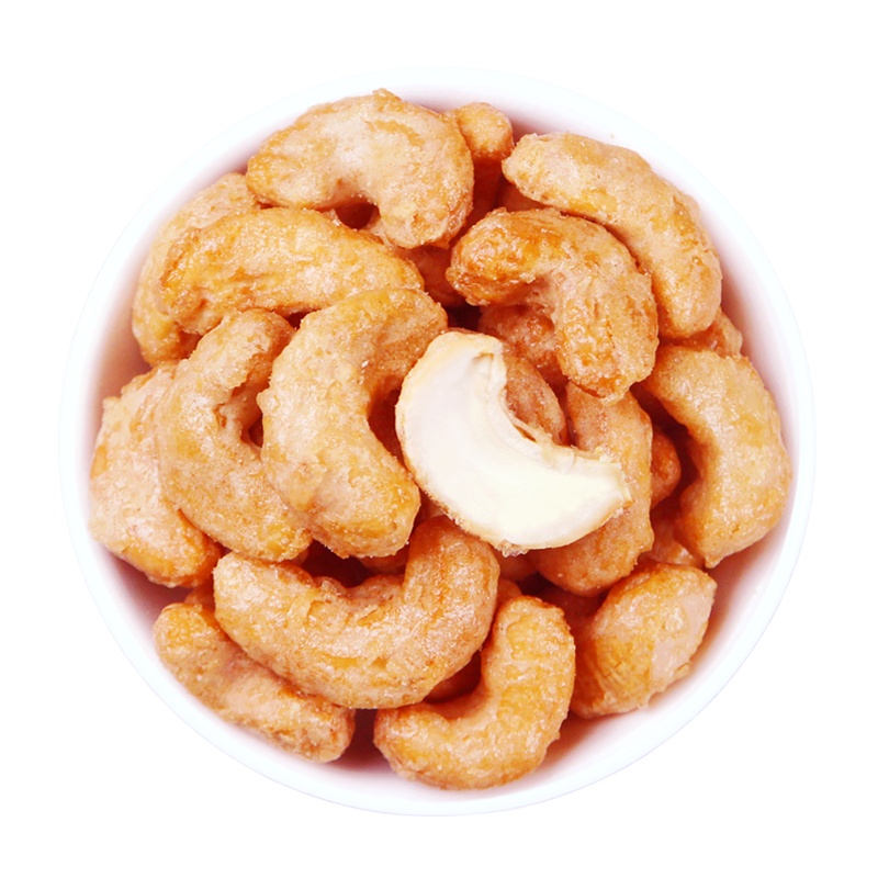 秋叶里新货腰果仁越南进口炭烧带皮腰果仁原味坚果干果零食罐装散装特产批发重量含包装