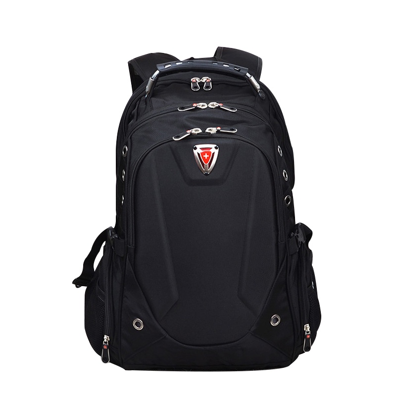 瑞士军刀SWISSGEAR双肩包双肩电脑包男女通用电脑数码包旅行背包黑色