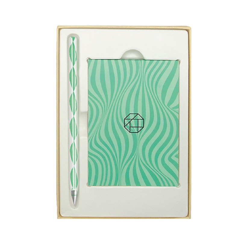 好励 永恒笔本子套装书写笔便签本签字笔 颜色随机发货