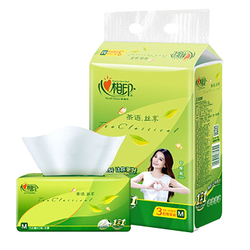 心相印 茶语 丝享 纸面巾 DT32150