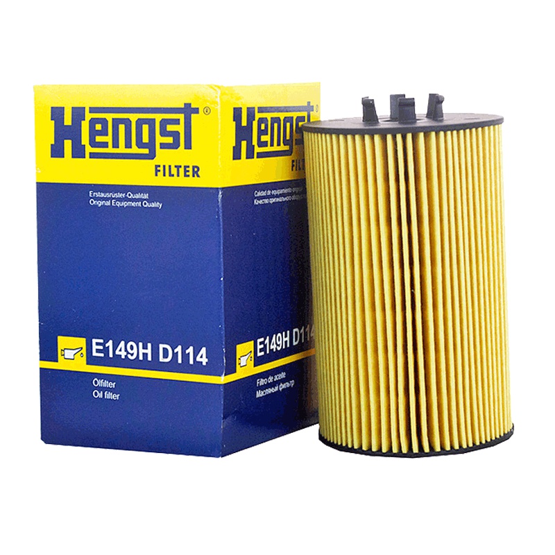 汉格斯特(hengst)机油格滤清器纸芯.原配E149H D114适用于奔驰C63 AMG/E63 AMG/ML63 A