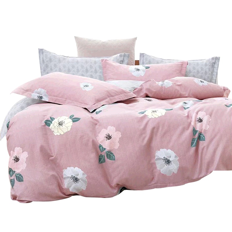 天琴 纯棉佳品四件套床上用品被套床单北欧风