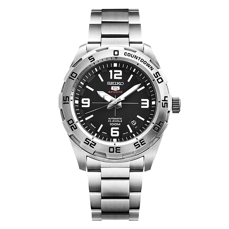 精工(SEIKO)日韩品牌 机械表 男 休闲商务金属表带机械男士手表SRPB79J1