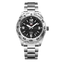 精工(SEIKO)日韩品牌 机械表 男 休闲商务金属表带机械男士手表SRPB79J1