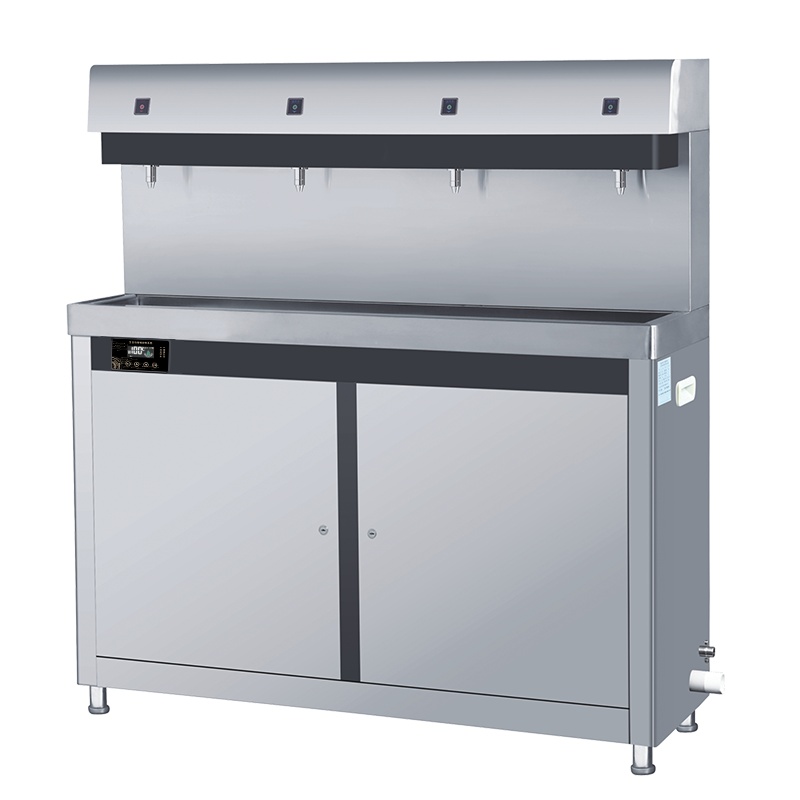 优沃德直饮机商用开水器 学校工厂用立式饮水机医院食堂柜式大型全自动不锈钢直饮电热烧水机含过滤开水机 一开三温 三级过滤