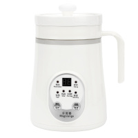 多功能宿舍养生杯办公室迷你电炖杯小型学生热牛奶黄金蛋煮粥杯养生壶 预约版白色600ml