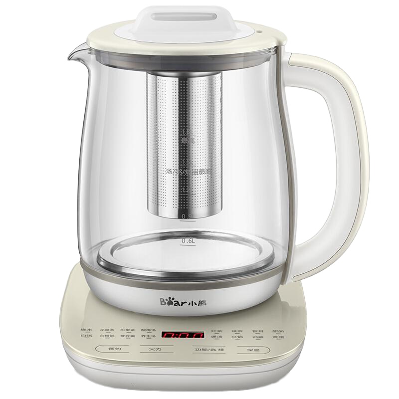 小熊(Bear) 养生壶 1.8L玻璃一体智能保温电水壶 YSH-C18X7(一个装)