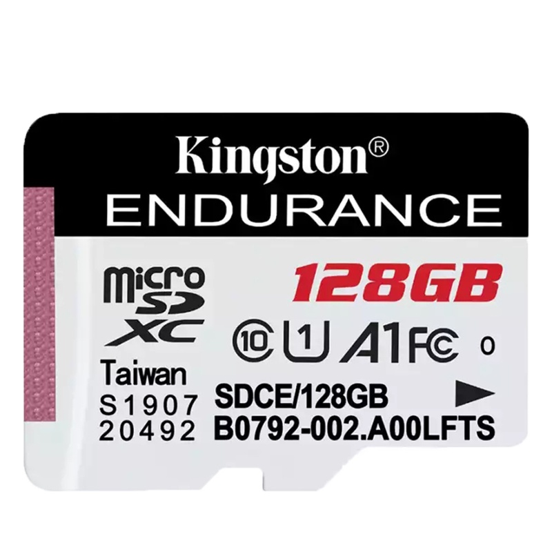金士顿(Kingston)128G TF卡 MicroSD存储卡A1 CLASS 10行车记录仪/家庭监控摄像专用内存卡