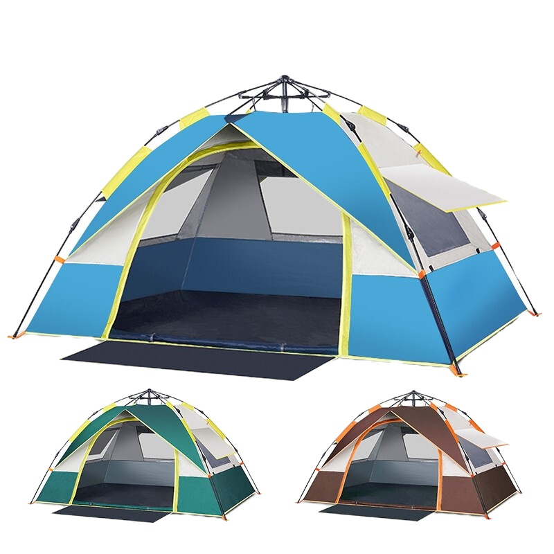 探险者(TAN XIAN ZHE)户外一门三窗帐篷 全自动帐篷户外 单套装