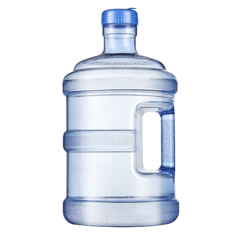 7.5L塑料食用水桶通明 可循环使用打水桶 5个