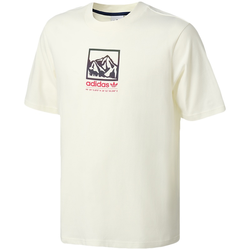 adidas阿迪达斯三叶草男装运动服休闲短袖T恤GP1114