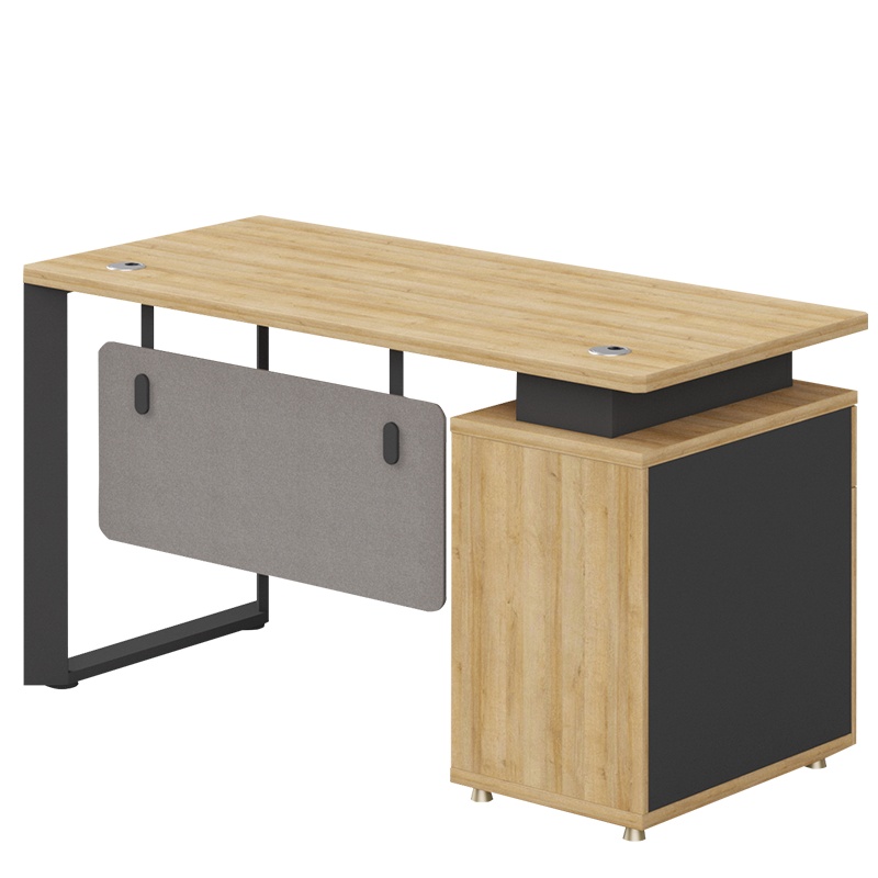 [藏书阁]办公室单人办公桌1.4米主管办工桌柜办公家具 主管桌