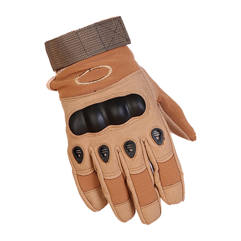户外运动特种兵军迷手套战术训练手套开车防滑骑车手套器械健身格斗训练全指手套山地车骑行手套沙漠色