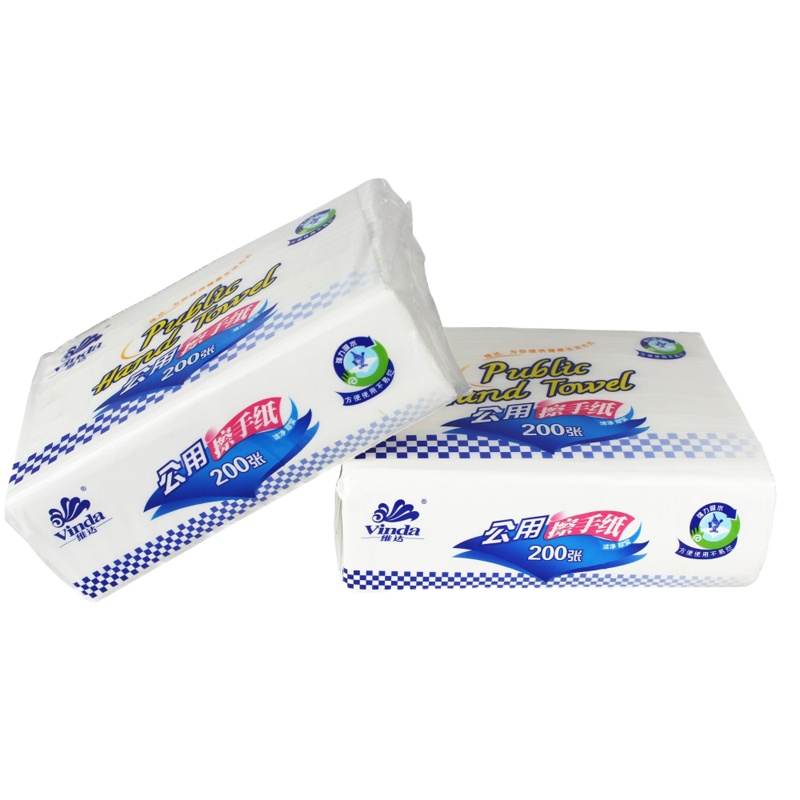 维达 V2156 公用擦手纸200抽/包20包/箱 白色(单位:箱)