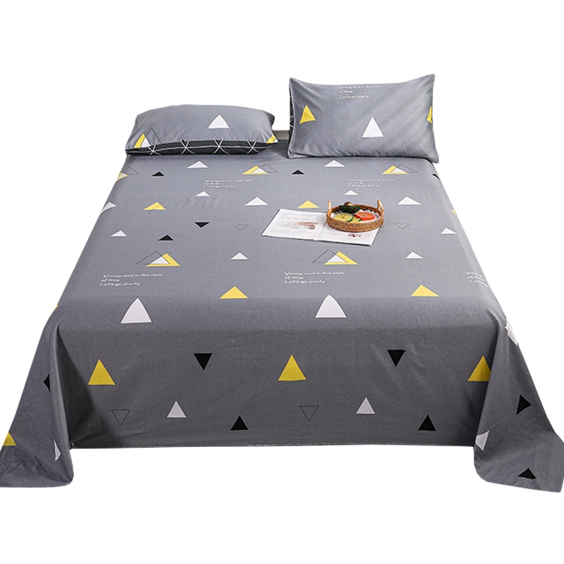 北极绒(Bejirog)家纺全棉床单0.9米床学生宿舍纯棉床单床罩单人床1.8米双.人加大