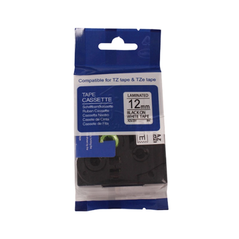 晨光文具 标签色带白底黑字 12mm