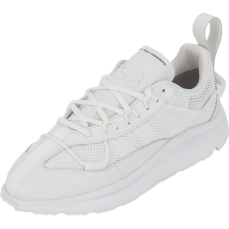 Y-3 男女同款织物配皮SHIKU RUN系带休闲运动鞋FZ4322