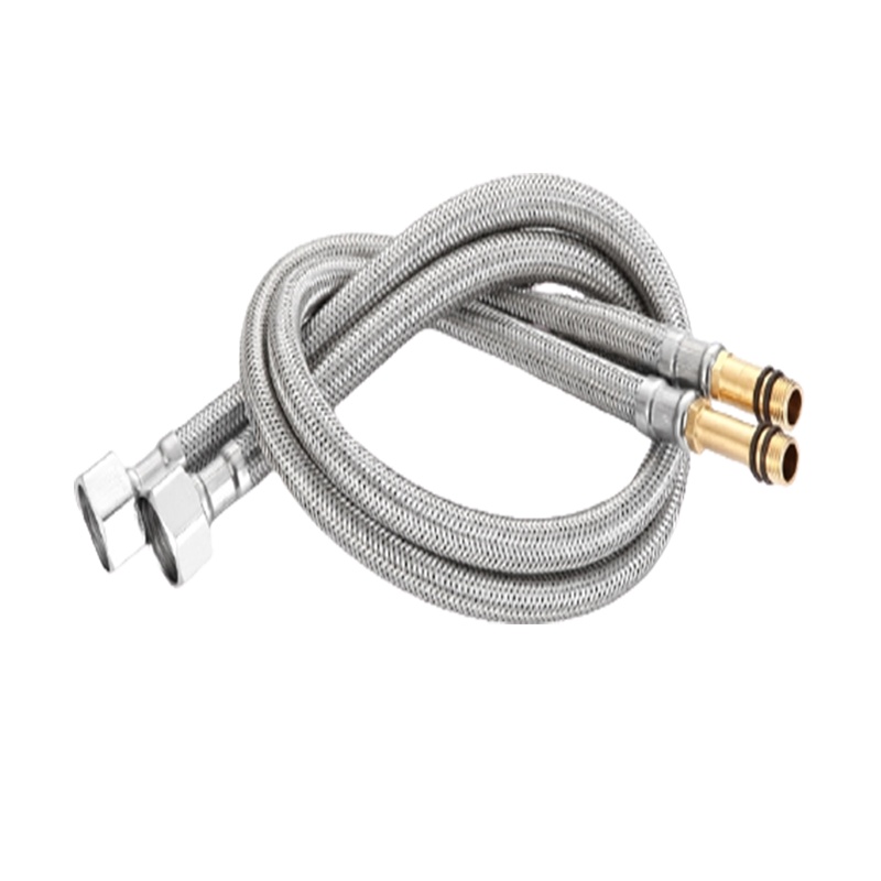 定制厨房冷热水龙头进水软管面脸盆 古达洗手盆连接管子304不锈钢金属水管