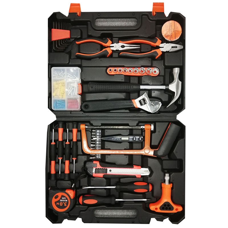 五金工具箱工具套装 手动工具组套古达工具组合套装家用维修工具 /电工款004-2