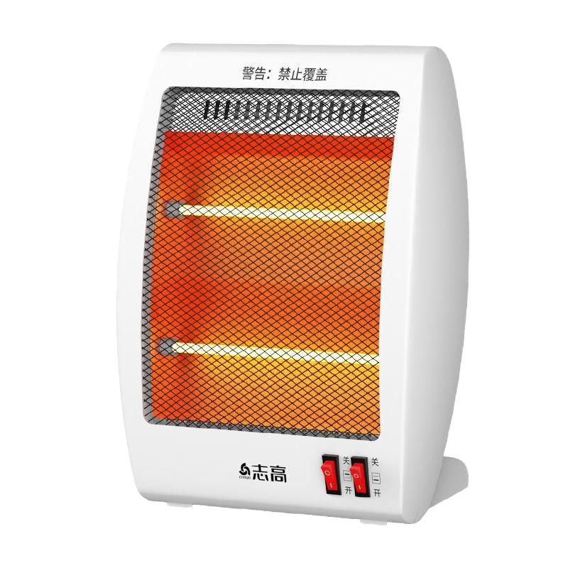 志高(CHIGO)小太阳取暖器光照电暖器双管倾倒保护400/800W双档切换办公室暖手暖脚ZNT-DM80