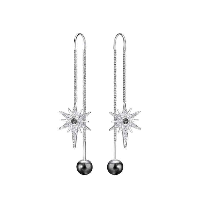SWAROVSKI施华洛世奇 海星珍珠穿孔耳环耳线 人造水晶 送恋人5230603