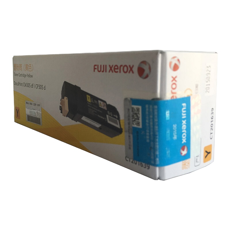 富士施乐(Fuji Xerox) CP305d黄色粉盒耗材 单个装