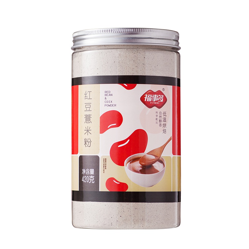 福事多红豆薏米粉薏仁粉420g五谷杂粮代餐粉营养早餐速食冲饮食品