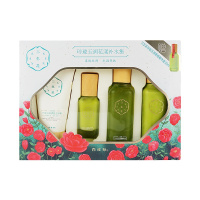 PECHOIN百雀羚补水套装三生花玲珑玉润花漾补水集4件套礼盒洁面水乳精华补水保湿滋润营养女各种肤质