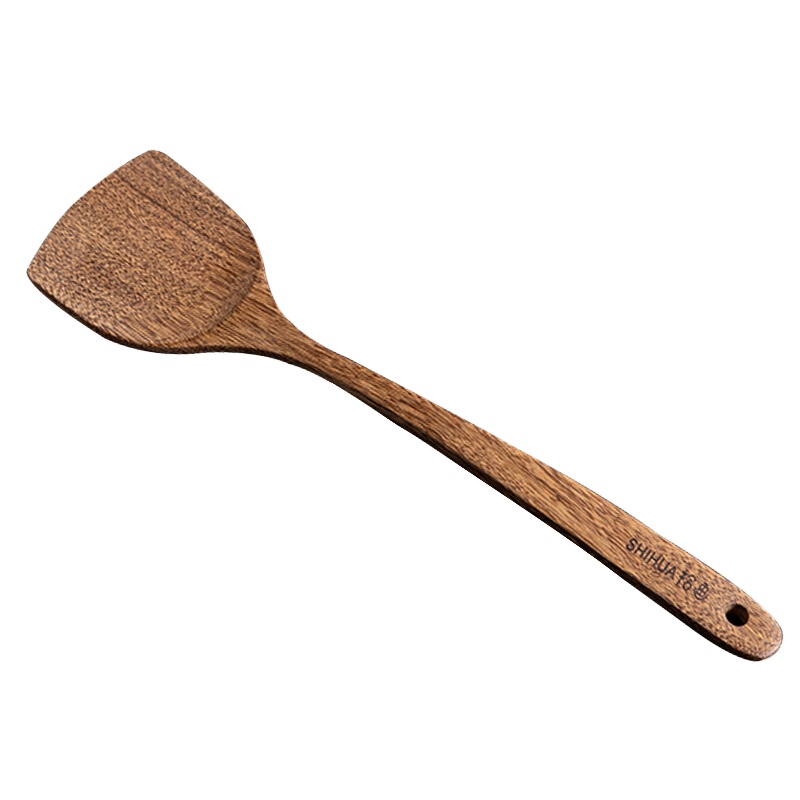 拾画 鸡翅木锅铲 实木长柄勺铲 不粘锅炒锅专用炒菜铲子 SH-6347