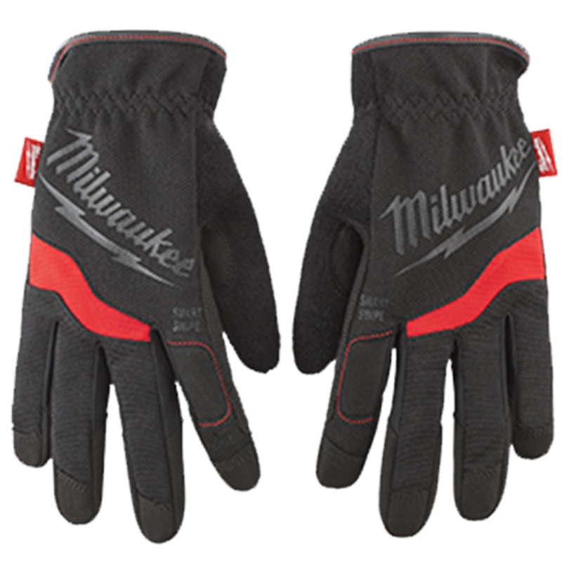 美沃奇Milwaukee轻薄透气舒适无扣劳保工业作业耐磨手套戴上可触屏L码48-22-8712