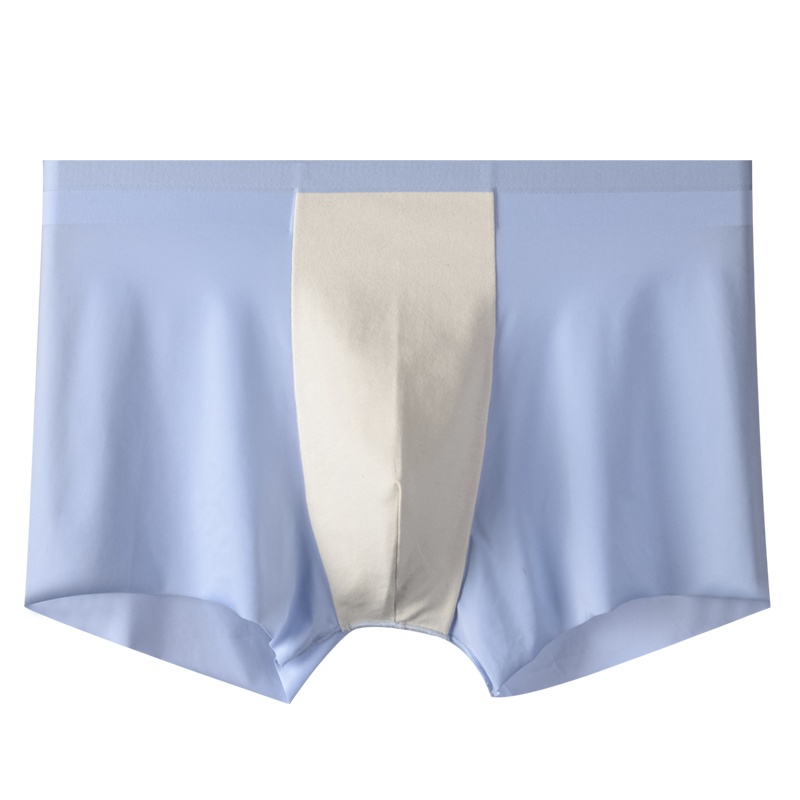 佑翊王男士内裤长绒棉中腰舒适平角裤男款四角裤短裤头四季风男士无痕内裤3条装
