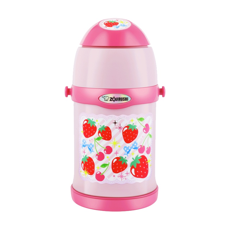 象印(ZO JIRUSHI)儿童保温杯SC-ZT45 进口304不锈钢儿童保温杯保温壶保冷壶双杯盖儿童保温壶 450ml